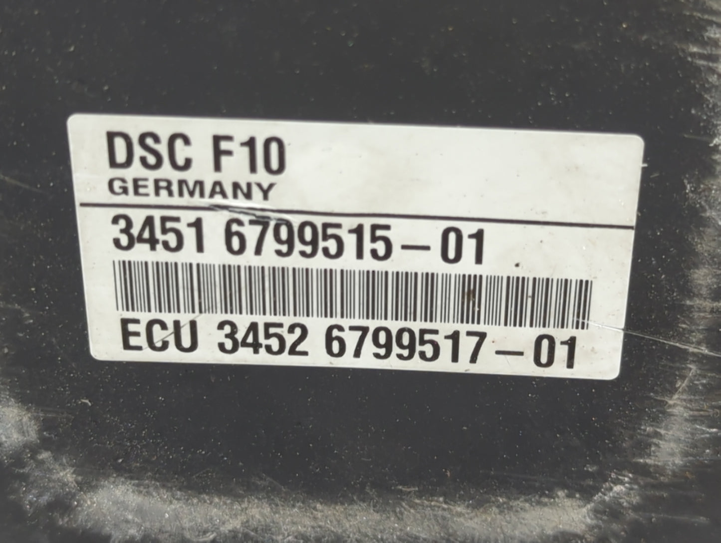 2011-2012 Bmw 528i ABS Pump Control Module Replacement P/N:0265950378 0265250350, 34516799515-01 Fits Fits 2011 2012 OEM Use