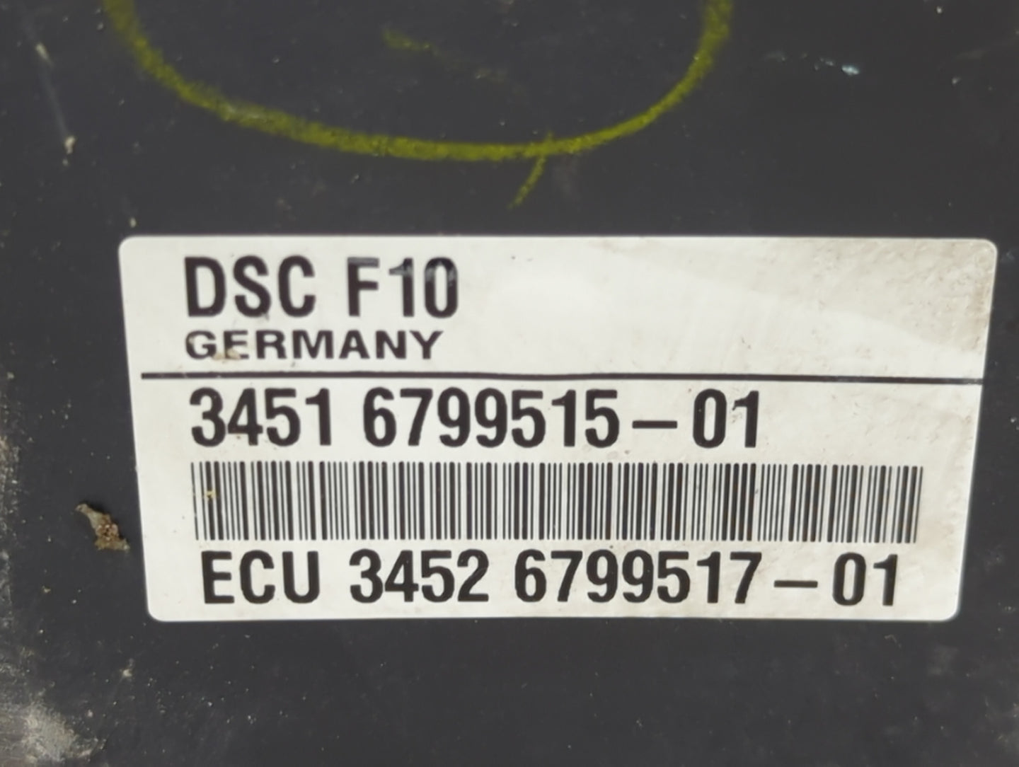 2011-2012 Bmw 528i ABS Pump Control Module Replacement P/N:3451 6799515-01 3452 6799517-01, 0265900876 Fits Fits 2011 2012 O