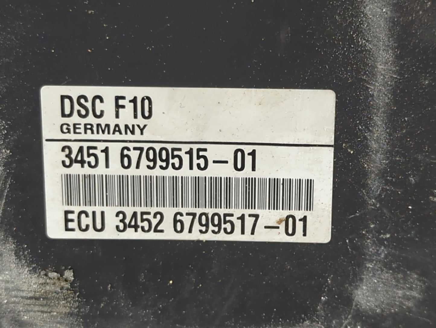 2011-2012 Bmw 528i ABS Pump Control Module Replacement P/N:34516856841-01 269587, 6856838, 0265943083 Fits Fits 2011 2012 OE