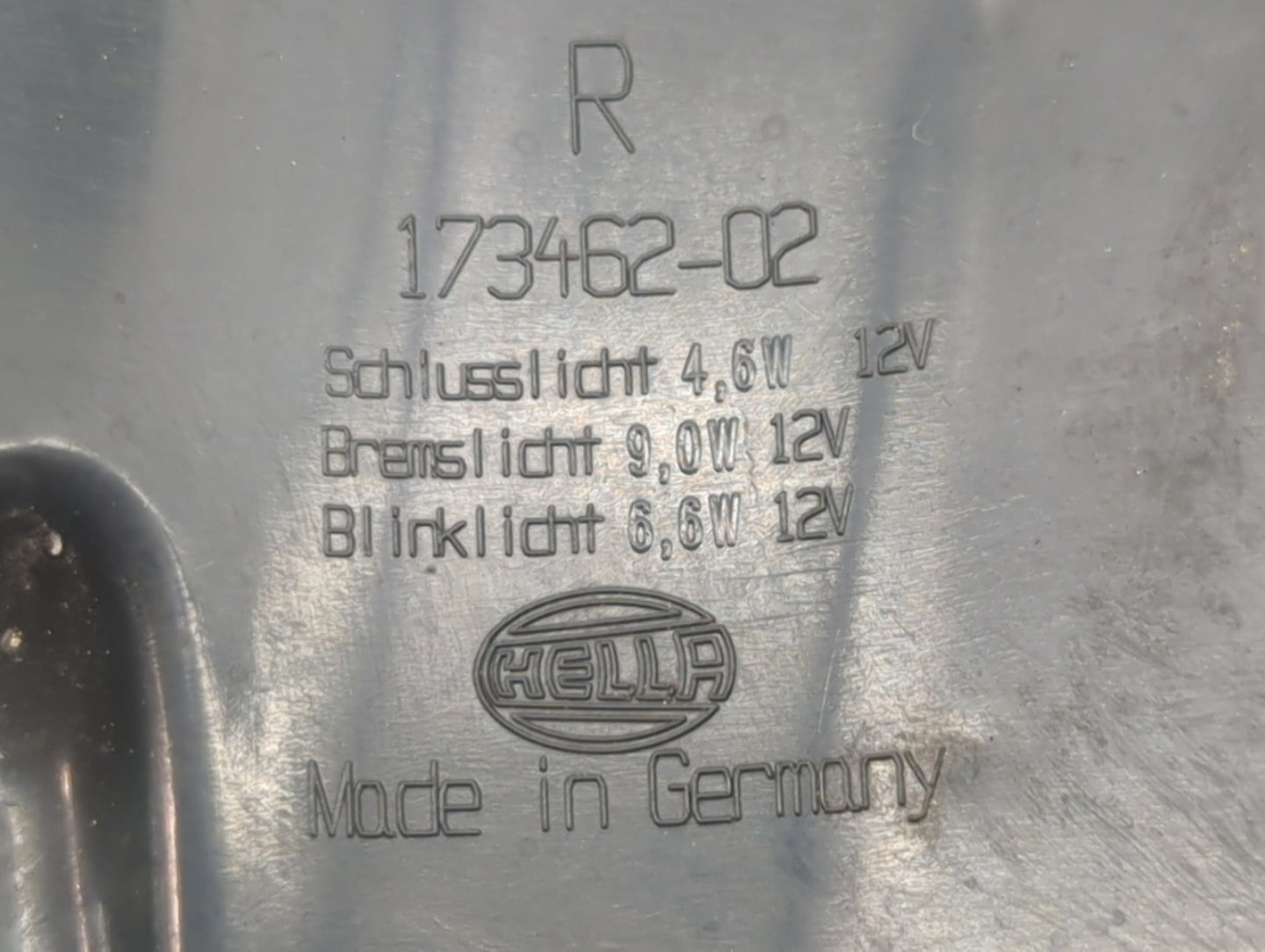 2011 Bmw 528i Tail Light Assembly Passenger Right OEM P/N:173462-02 Fits OEM Used Auto Parts - Oemusedautoparts1.com