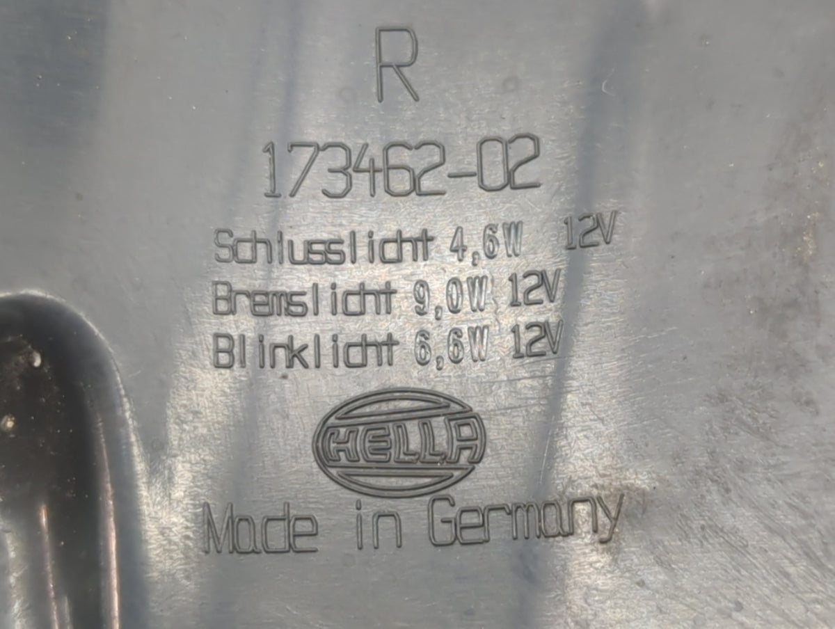 2011 Bmw 528i Tail Light Assembly Passenger Right OEM P/N:173462-02 Fits OEM Used Auto Parts - Oemusedautoparts1.com