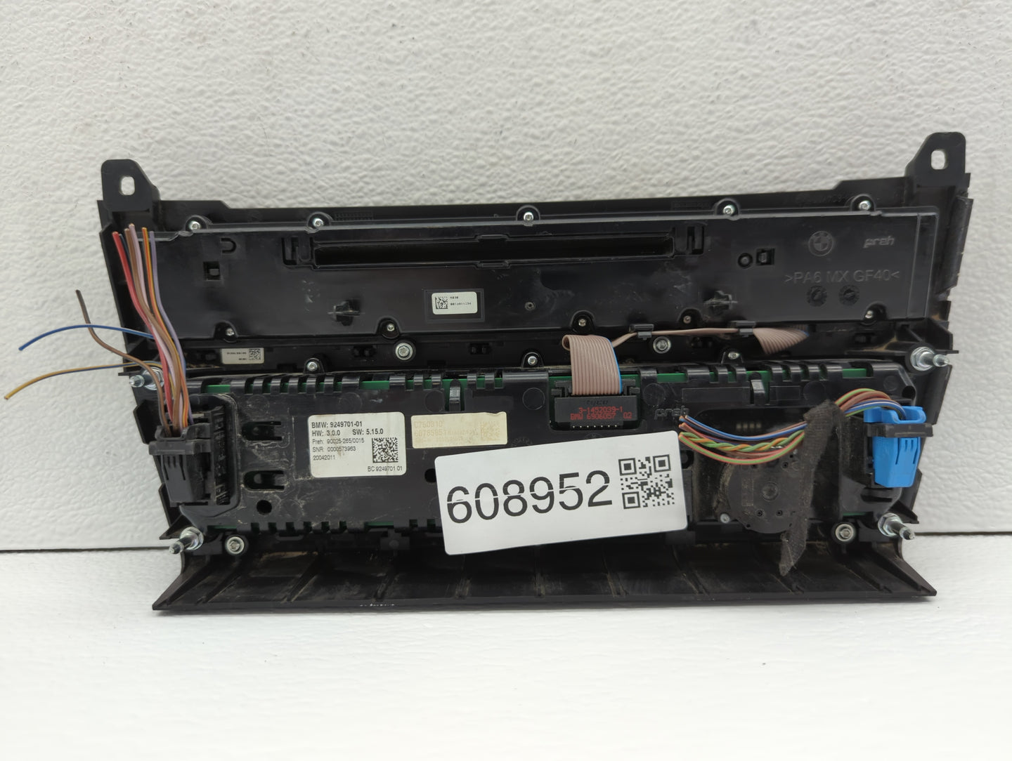 2011-2016 Bmw 528i Climate Control Module Temperature AC/Heater Replacement P/N:9306156-01 Fits Fits 2011 2012 2013 2014 201