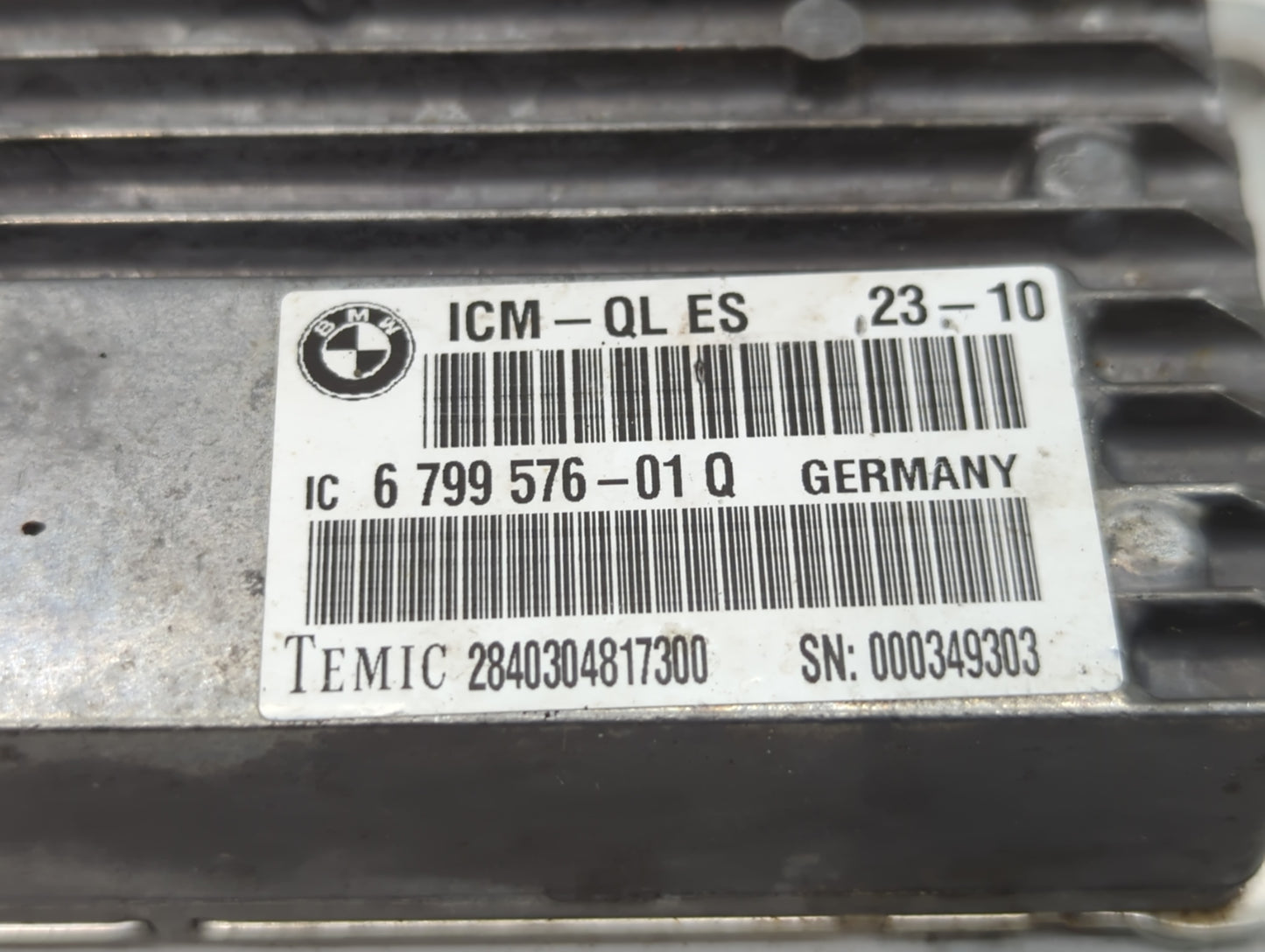 2011 Bmw 528i PCM Engine Control Computer ECU ECM PCU OEM P/N:6 799 576 -01 Q Fits OEM Used Auto Parts - Oemusedautoparts1.c