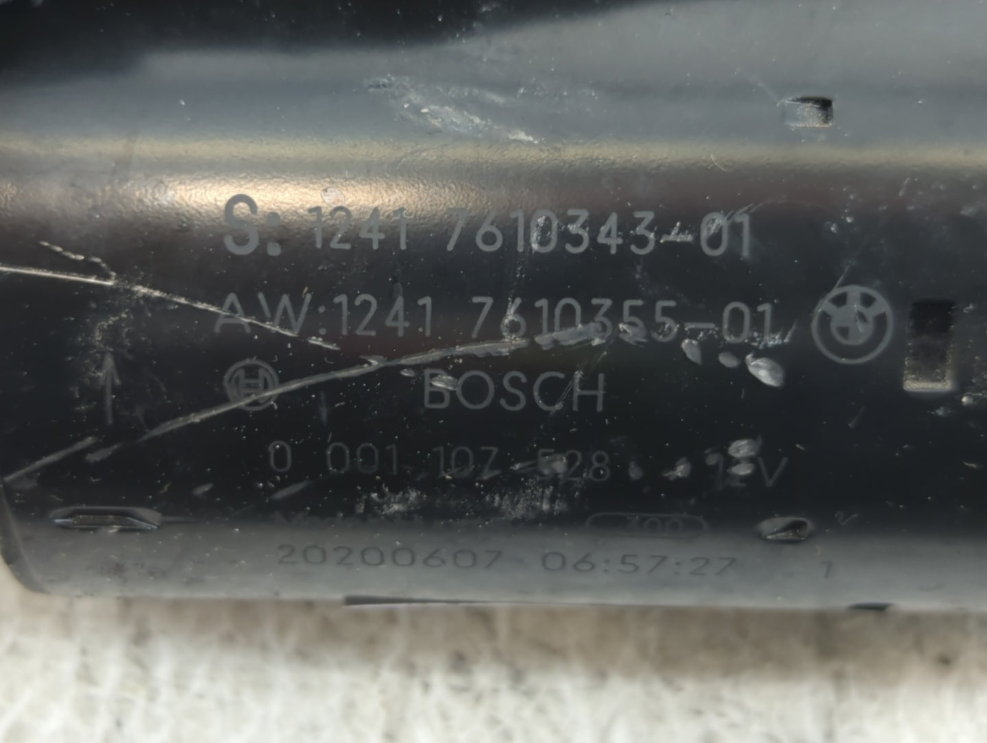2008-2011 Bmw 528i Car Starter Motor Solenoid OEM P/N:7610355-01 Fits Fits 2005 2006 2007 2008 2009 2010 2011 OEM Used Auto 