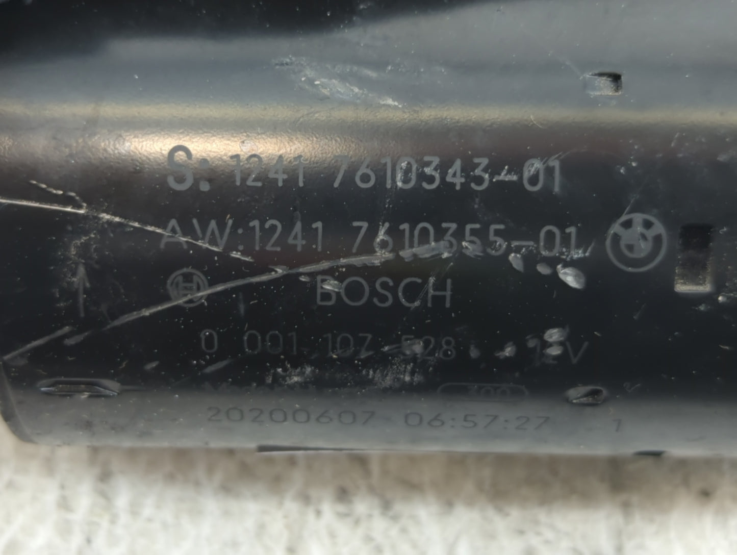 2008-2011 Bmw 528i Car Starter Motor Solenoid OEM P/N:7610355-01 Fits Fits 2005 2006 2007 2008 2009 2010 2011 OEM Used Auto 