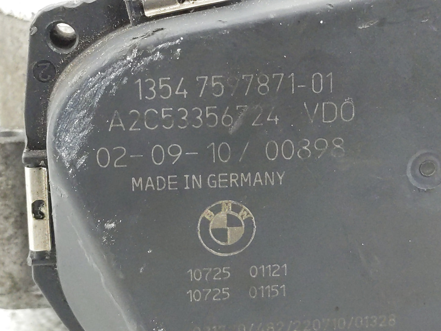 2010-2017 Bmw 535i Throttle Body P/N:1354 7597871-01 A2C53356724 Fits Fits 2010 2011 2012 2013 2014 2015 2016 2017 2018 2019