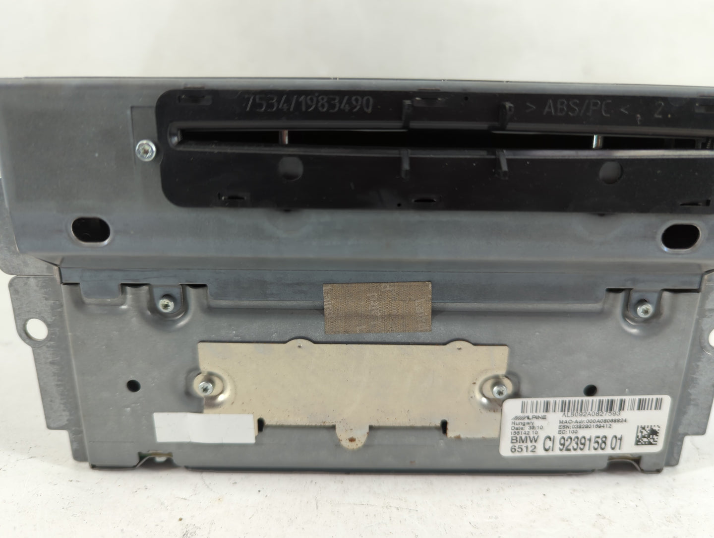 2011-2012 Bmw 535i Radio AM FM Cd Player Receiver Replacement Fits Fits 2011 2012 OEM Used Auto Parts - Oemusedautoparts1.co