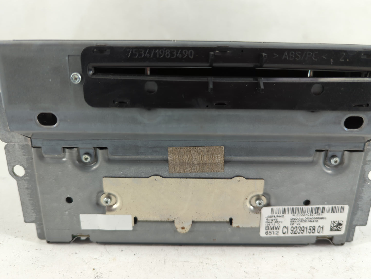 2011-2012 Bmw 535i Radio AM FM Cd Player Receiver Replacement Fits Fits 2011 2012 OEM Used Auto Parts - Oemusedautoparts1.co