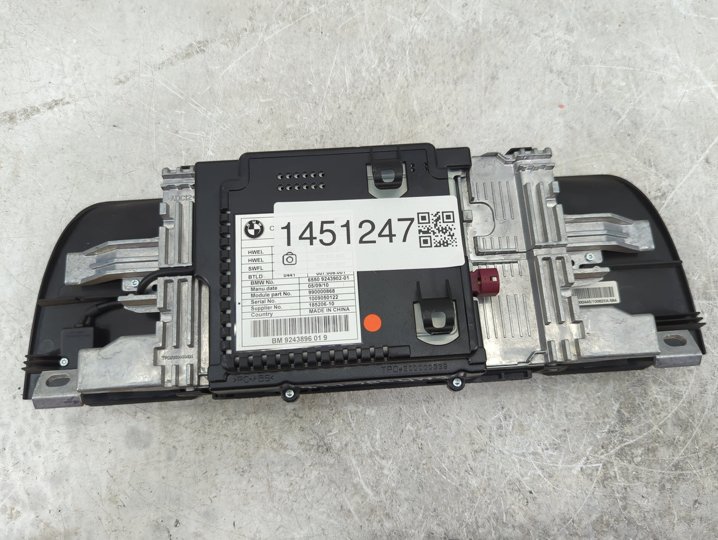 2011-2012 Bmw 535i Information Display Screen - Oemusedautoparts1.com