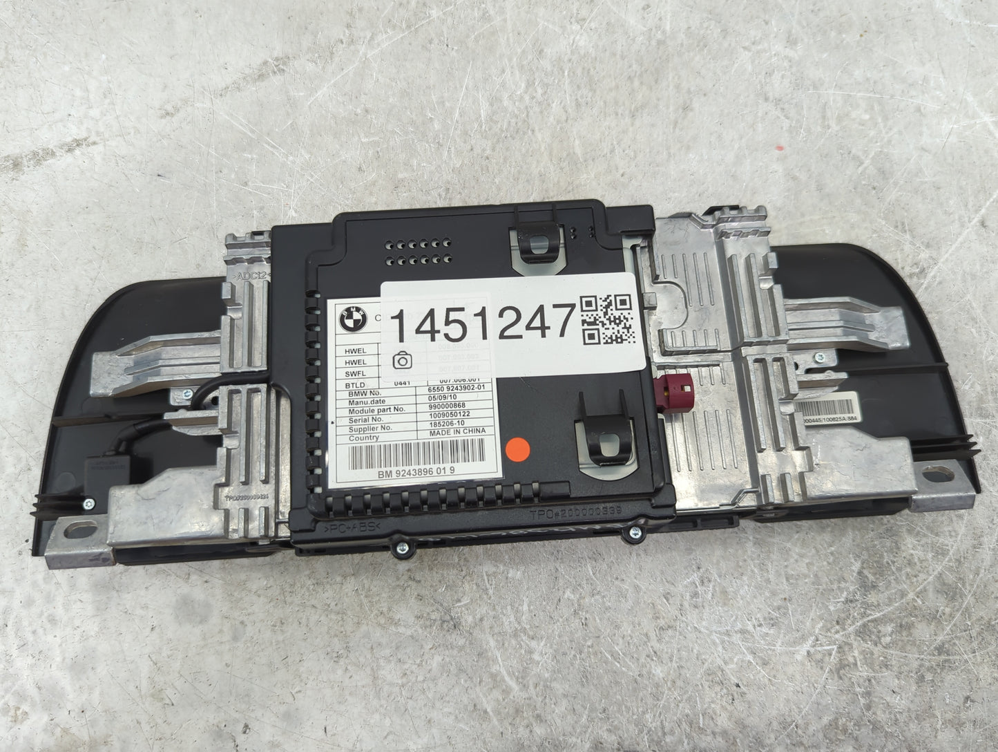 2011-2012 Bmw 535i Information Display Screen - Oemusedautoparts1.com