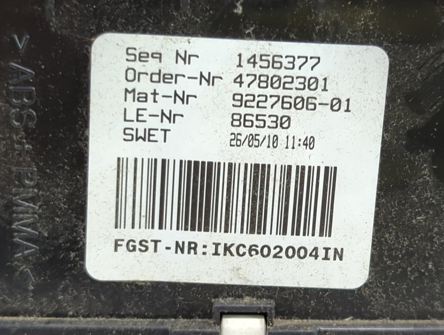 2011 Bmw 535i Instrument Cluster Speedometer Gauges P/N:9227606-01 2059559-05, 258115 11 Miles:102K Fits OEM Used Auto Parts