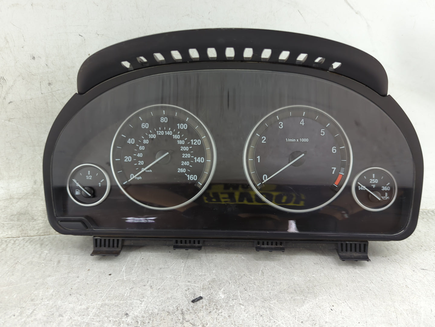 2011 Bmw 535i Instrument Cluster Speedometer Gauges P/N:9227606-01 2059559-05 Miles:145K Fits OEM Used Auto Parts - Oemuseda