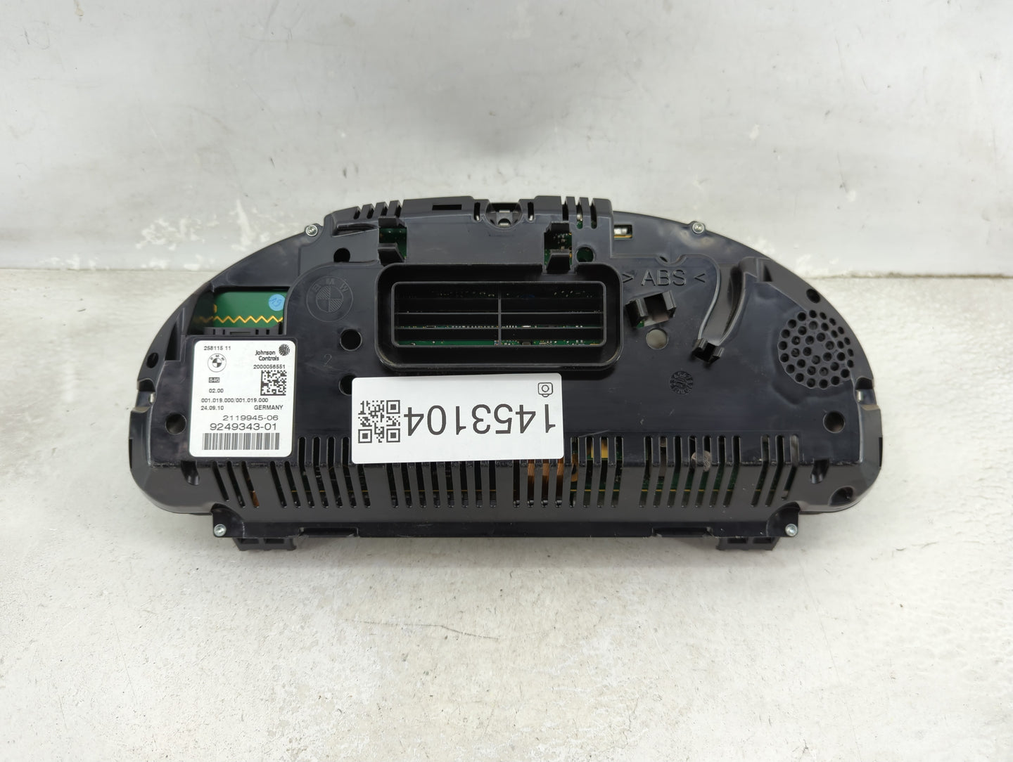 2011 Bmw 535i Instrument Cluster Speedometer Gauges P/N:9249343-01 64841481, 505737 Miles: Fits OEM Used Auto Parts - Oemuse