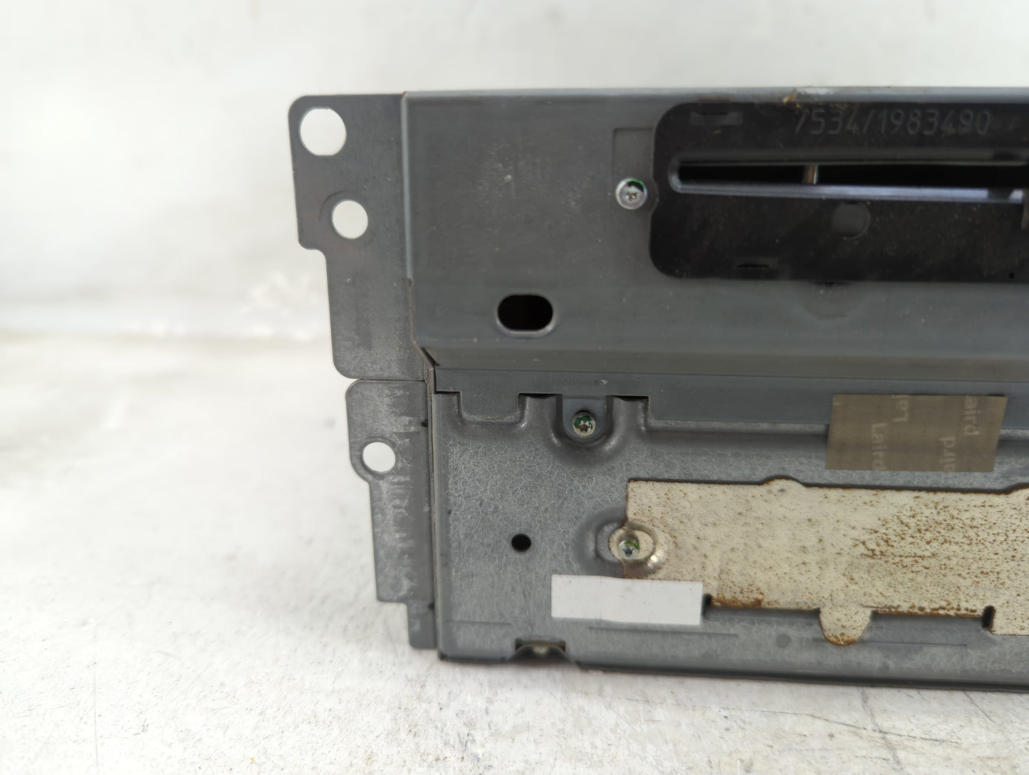2011-2012 Bmw 535i Radio AM FM Cd Player Receiver Replacement P/N:9239158 01 Fits Fits 2010 2011 2012 OEM Used Auto Parts - 