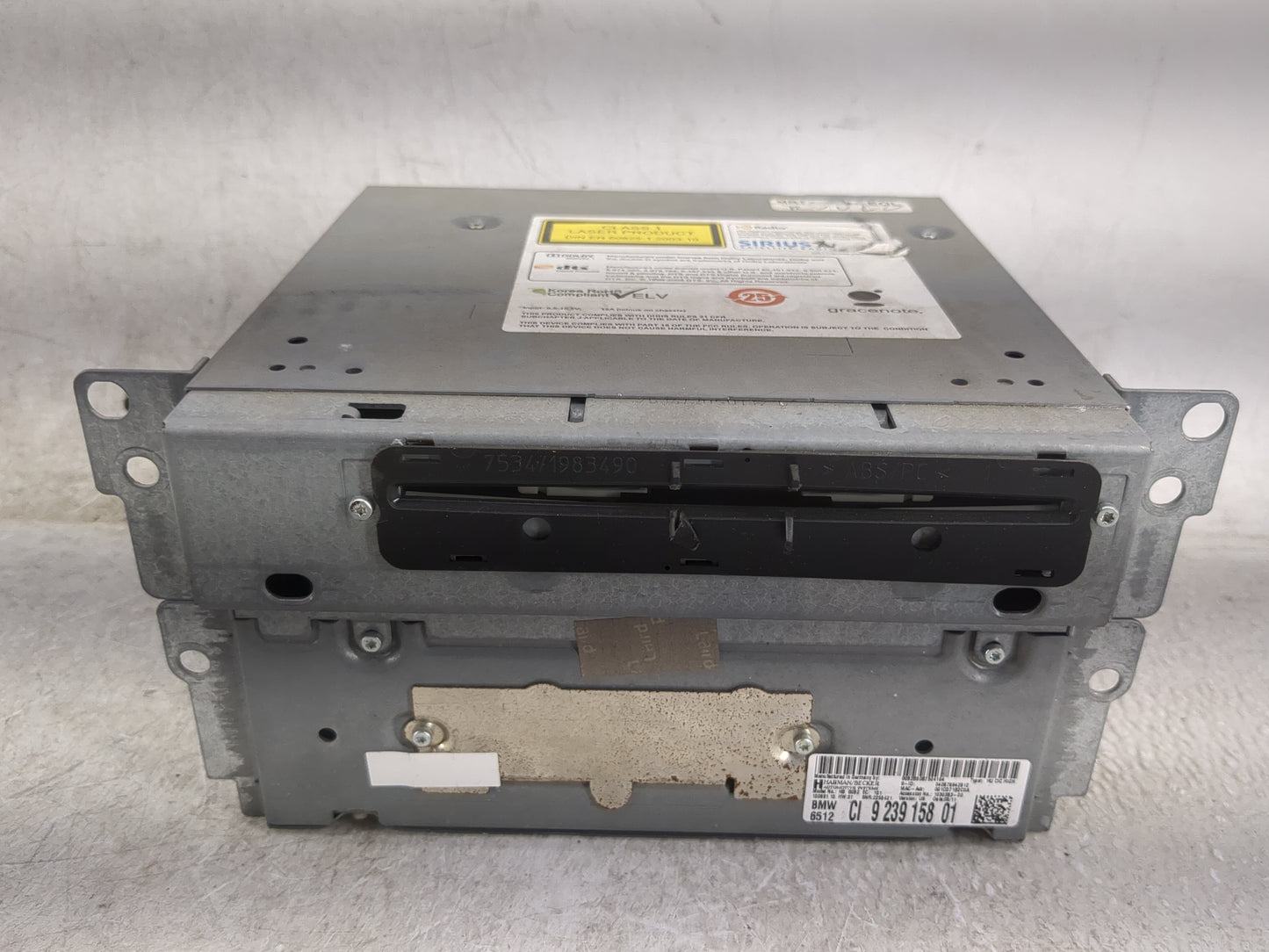 2011-2012 Bmw 535i Radio AM FM Cd Player Receiver Replacement P/N:9239158 923915801, 7534983490 Fits Fits 2010 2011 2012 OEM