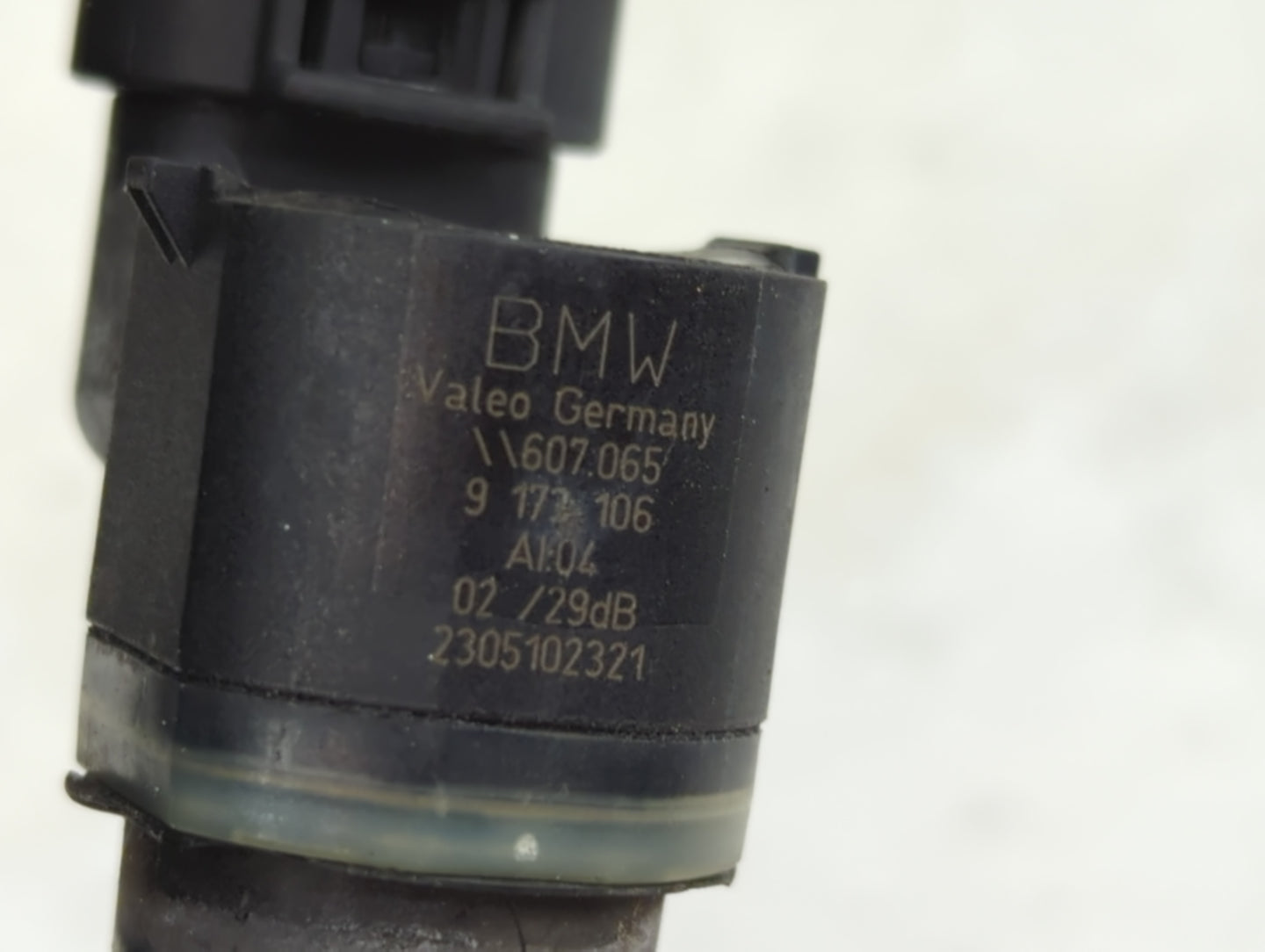 2011 Bmw 535i Front Park Assist Sensor Black 1456817 - Oemusedautoparts1.com