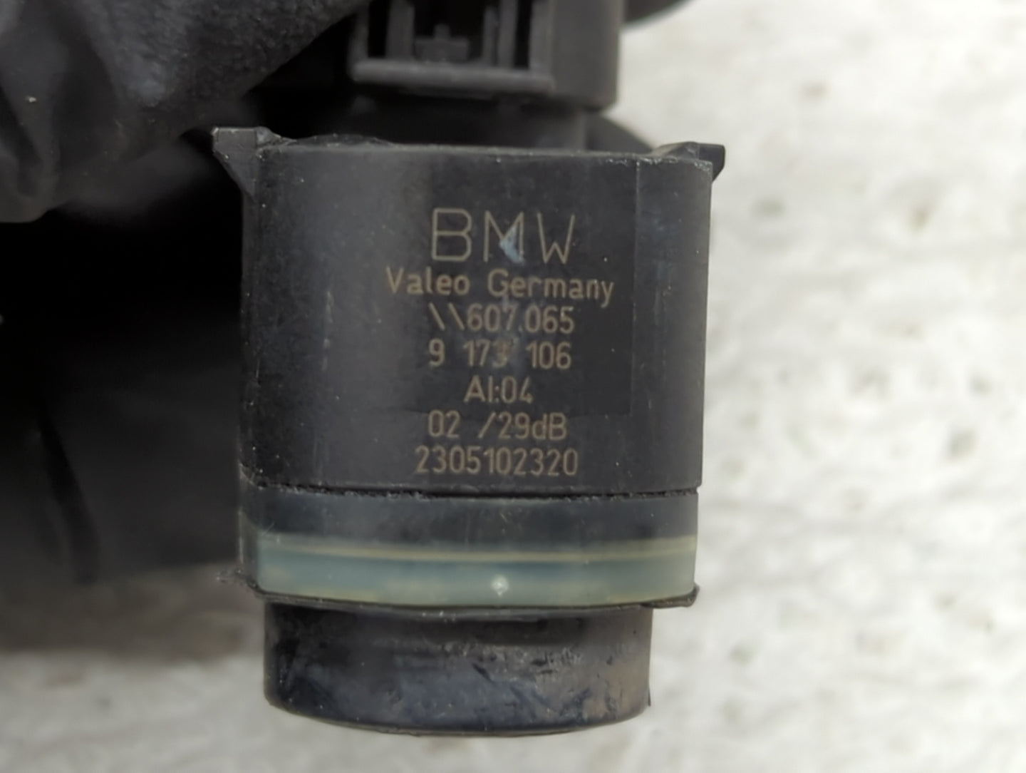 2011 Bmw 535i Front Park Assist Sensor Black - Oemusedautoparts1.com