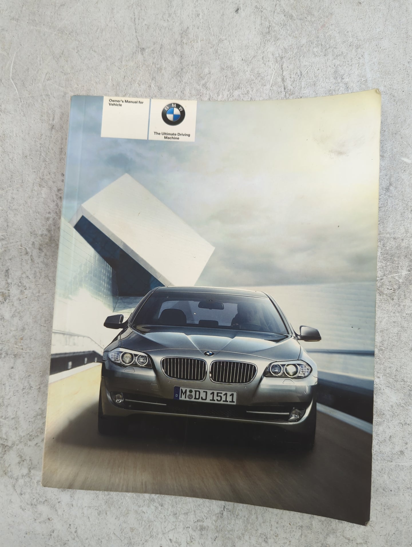 2011 Bmw 535i Owners Manual Book Guide OEM Used Auto Parts - Oemusedautoparts1.com