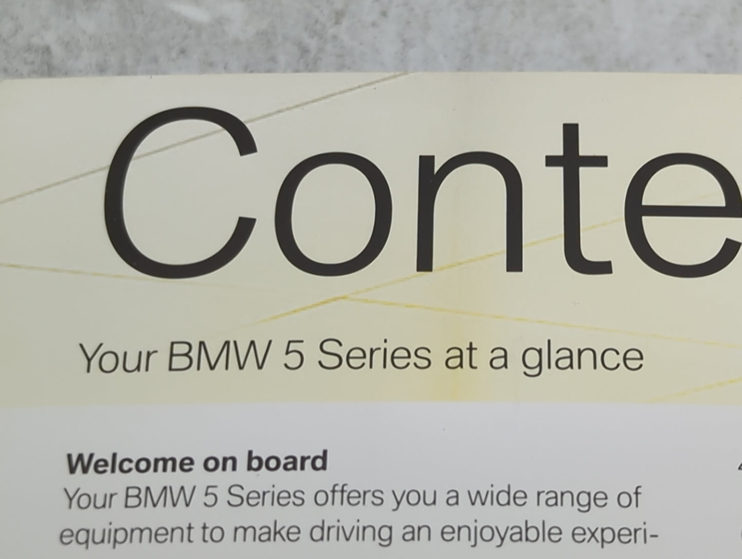 2011 Bmw 535i Owners Manual Book Guide OEM Used Auto Parts - Oemusedautoparts1.com