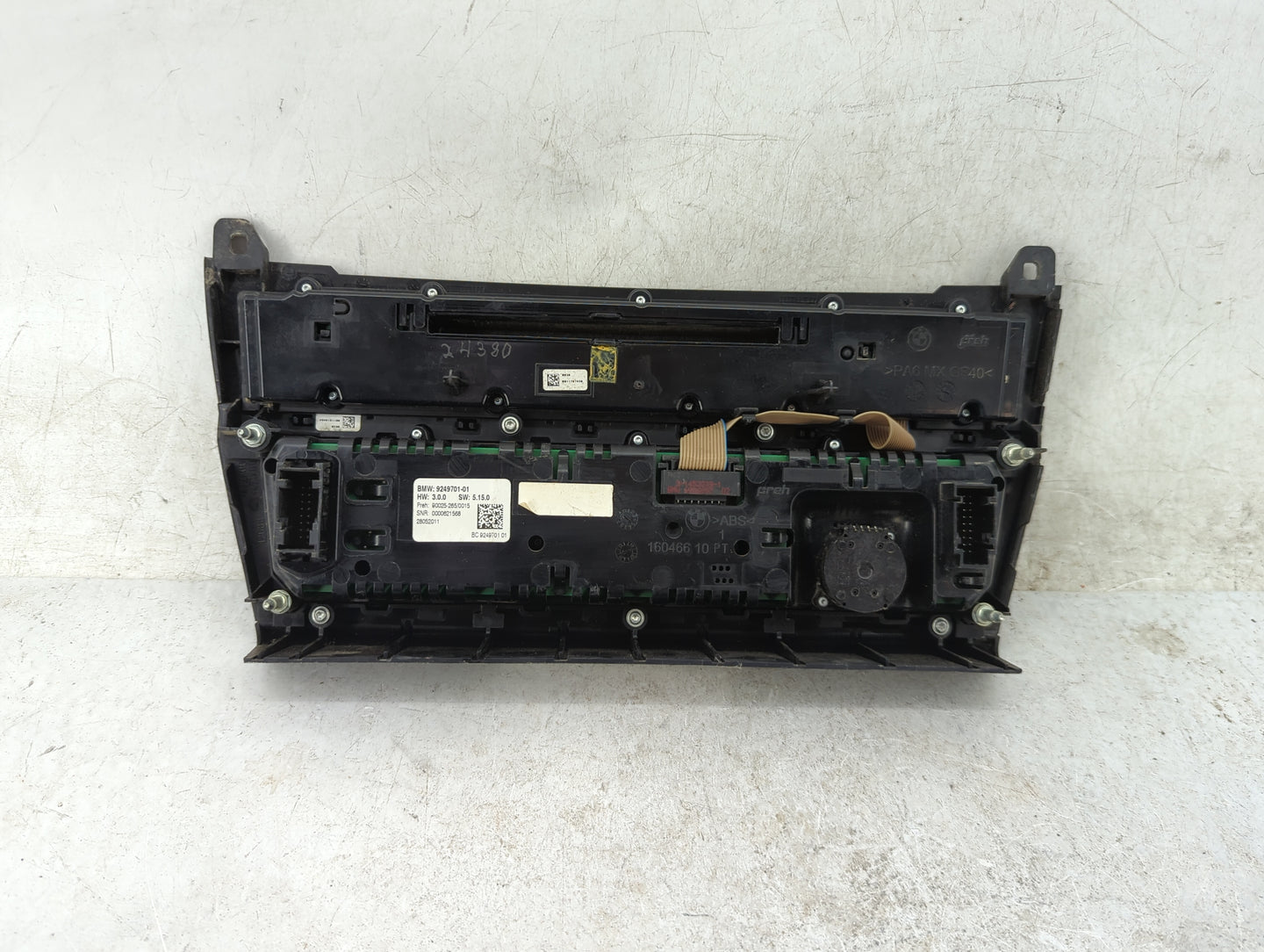 2011-2012 Bmw 535i Radio AM FM Cd Player Receiver Replacement P/N:9249701-01 9249701, 90025-265/0015 Fits Fits 2011 2012 OEM
