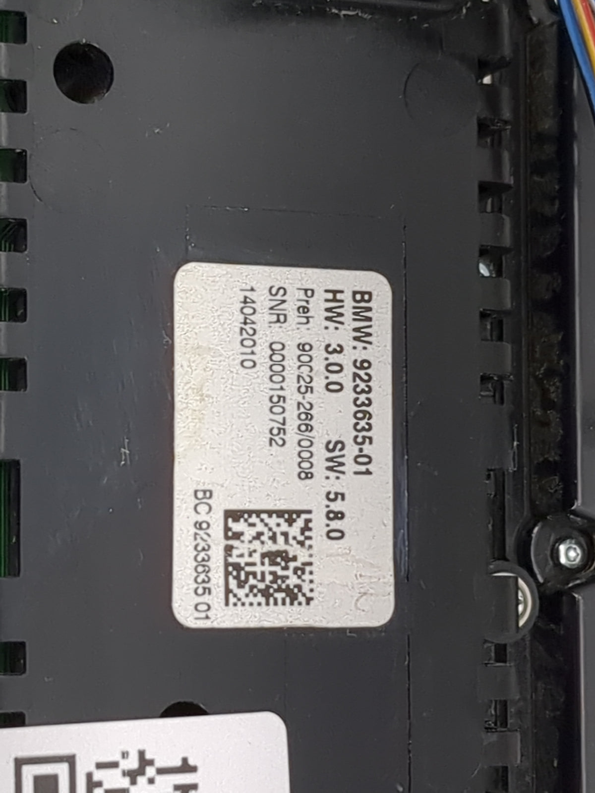 2011-2016 Bmw 535i Climate Control Module Temperature AC/Heater Replacement P/N:9233635-01 90C25-266/0008 Fits OEM Used Auto