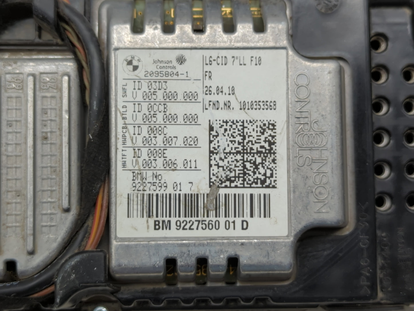 2011-2012 Bmw 535i Radio AM FM Cd Player Receiver Replacement P/N:927457101 928924901, 9 257 010, 9257010 Fits Fits 2011 201