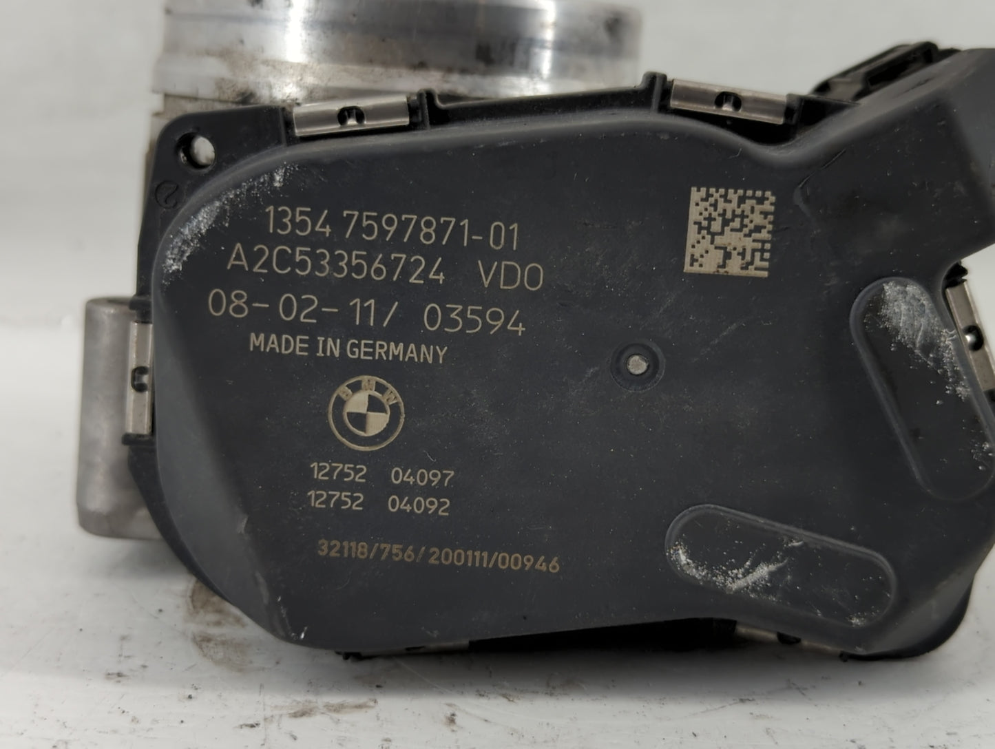 2010-2017 Bmw 535i Throttle Body P/N:1354 7597871-01 Fits Fits 2010 2011 2012 2013 2014 2015 2016 2017 2018 2019 2020 OEM Us