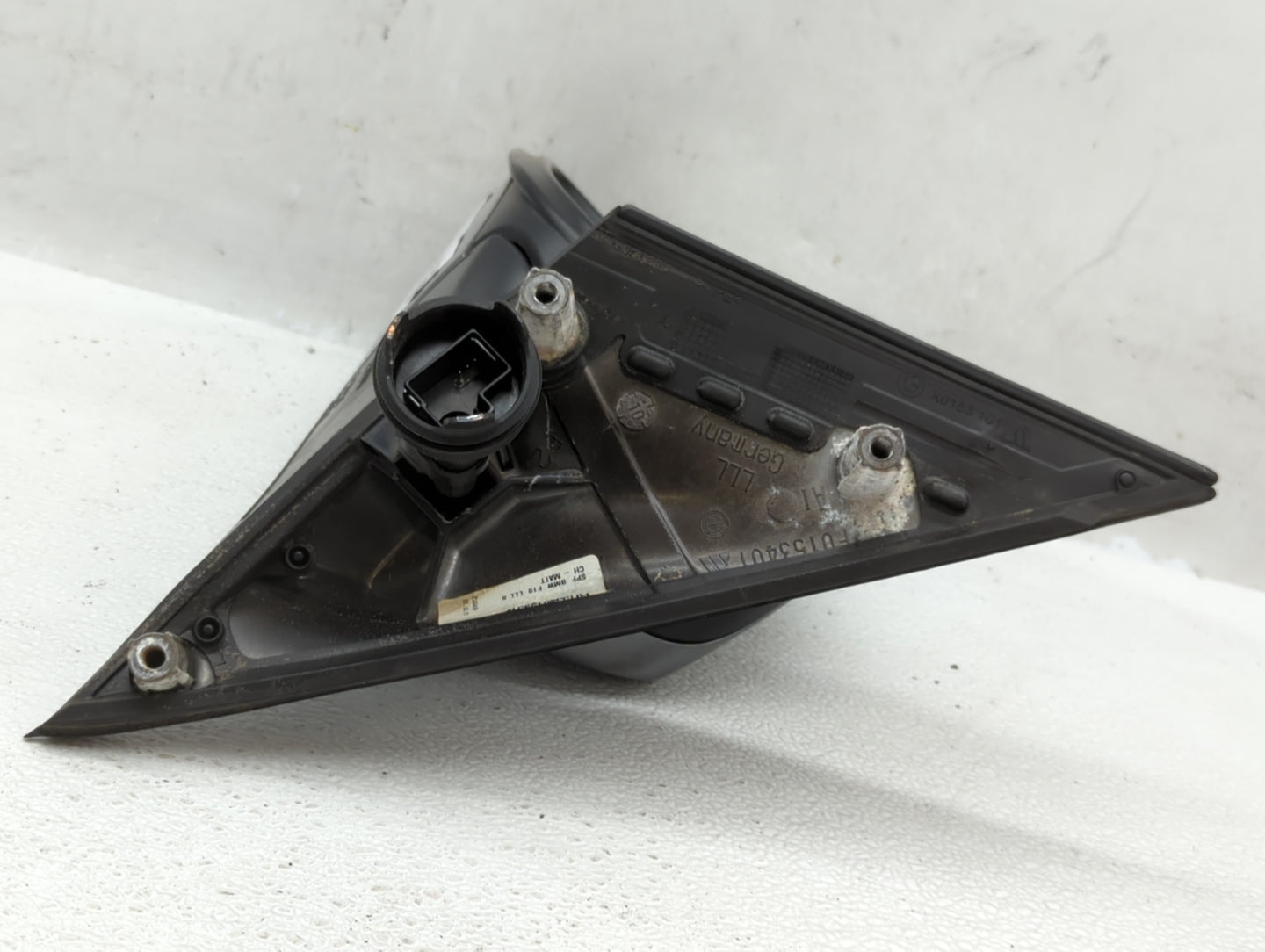 2011-2012 Bmw 535i Driver Left Side View Manual Door Mirror Grey - Oemusedautoparts1.com