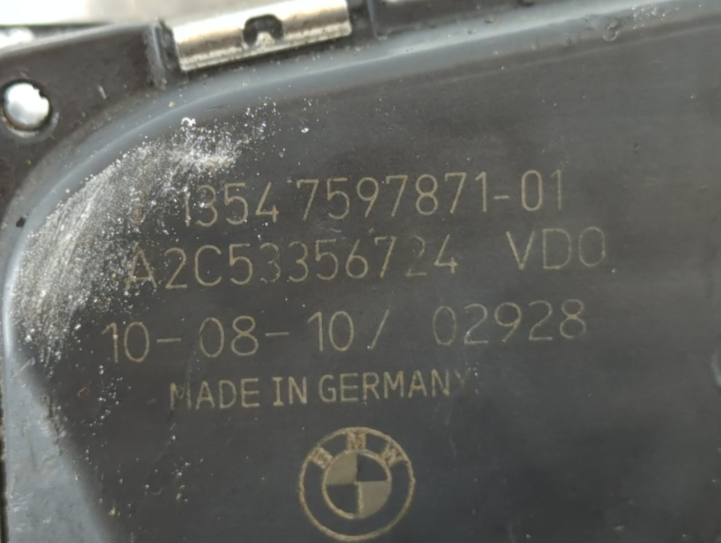 2010-2017 Bmw 535i Throttle Body P/N:1354 7597871-01 Fits Fits 2010 2011 2012 2013 2014 2015 2016 2017 2018 2019 2020 OEM Us
