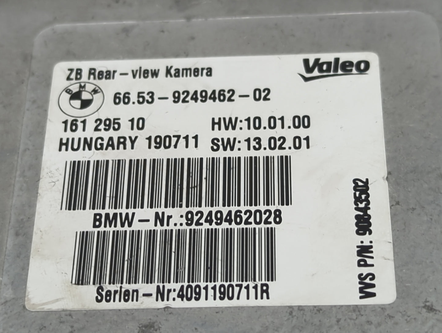 2011 Bmw 550i Back Up Sensor Backup Camera - Oemusedautoparts1.com