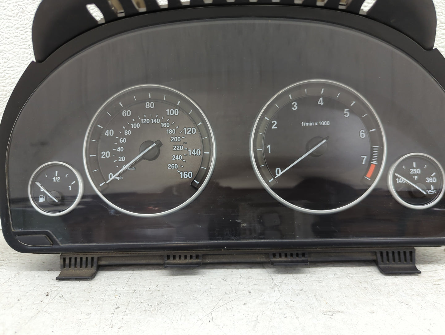 2011 Bmw 550i Instrument Cluster Speedometer Gauges P/N:9249342-01 2119947-06, 1000082933, 25811511 Miles:65K Fits OEM Used 