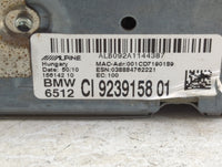 2011-2012 Bmw 550i Radio AM FM Cd Player Receiver Replacement P/N:9239158 01 Fits Fits 2010 2011 2012 OEM Used Auto Parts - 