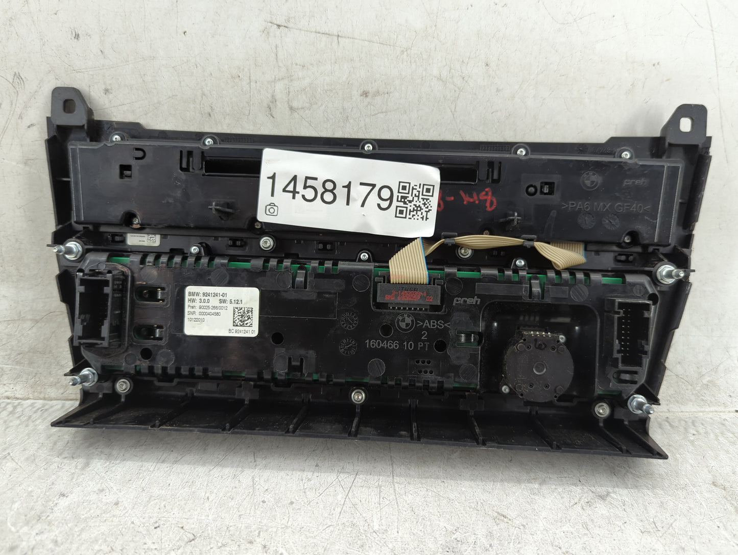 2011-2016 Bmw 550i Climate Control Module Temperature AC/Heater Replacement P/N:9241241-01 Fits Fits 2011 2012 2013 2014 201