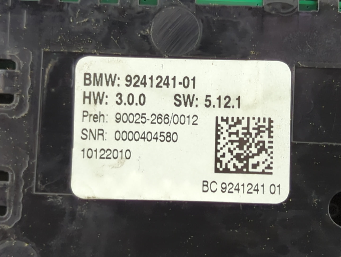 2011-2016 Bmw 550i Climate Control Module Temperature AC/Heater Replacement P/N:9241241-01 Fits Fits 2011 2012 2013 2014 201