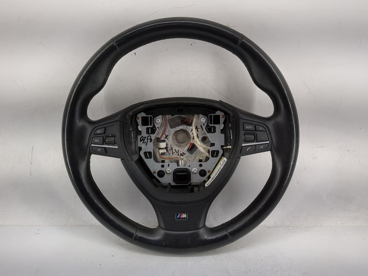 2011 Bmw 550i Steering Wheel Oem Black - Oemusedautoparts1.com