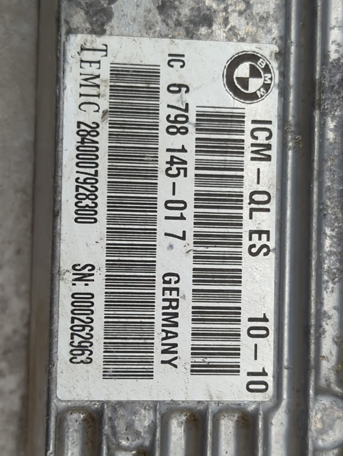 Bmw 740 Safety Restraint Srs Airbag Control Module - Oemusedautoparts1.com