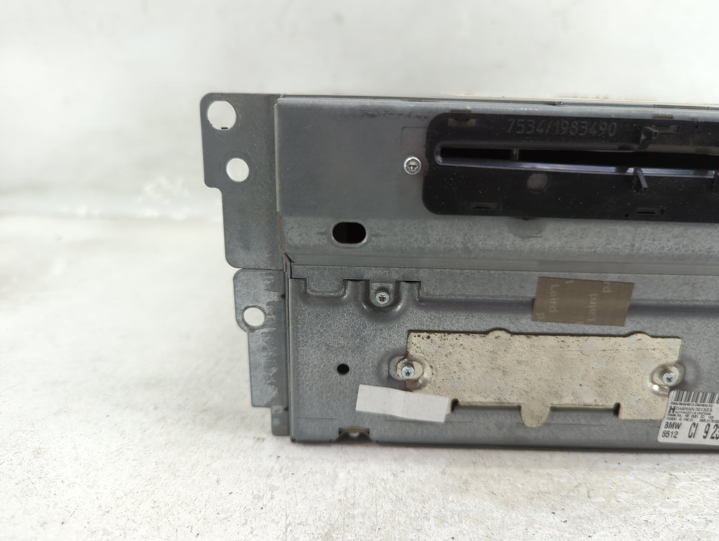 2011-2012 Bmw 740 Radio AM FM Cd Player Receiver Replacement P/N:9239157 HB9581 Fits Fits 2010 2011 2012 OEM Used Auto Parts