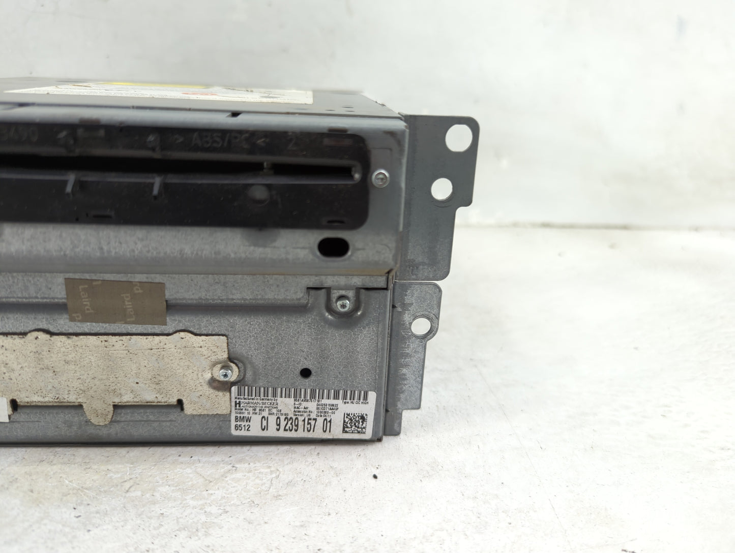 2011-2012 Bmw 740 Radio AM FM Cd Player Receiver Replacement P/N:9239157 HB9581 Fits Fits 2010 2011 2012 OEM Used Auto Parts