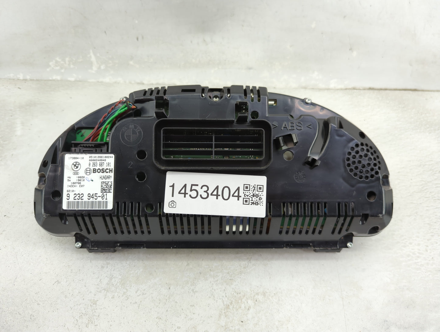 2011 Bmw 740 Instrument Cluster Speedometer Gauges P/N:0263687101 9232945-01, 173884-10 Miles:164K Fits Fits 2010 OEM Used A