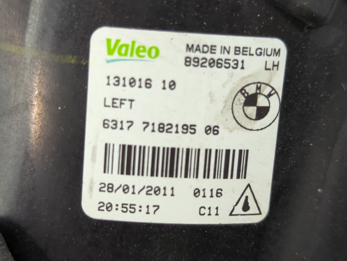Bmw 740 Driver Left Oem Front Light Lamp Black - Oemusedautoparts1.com