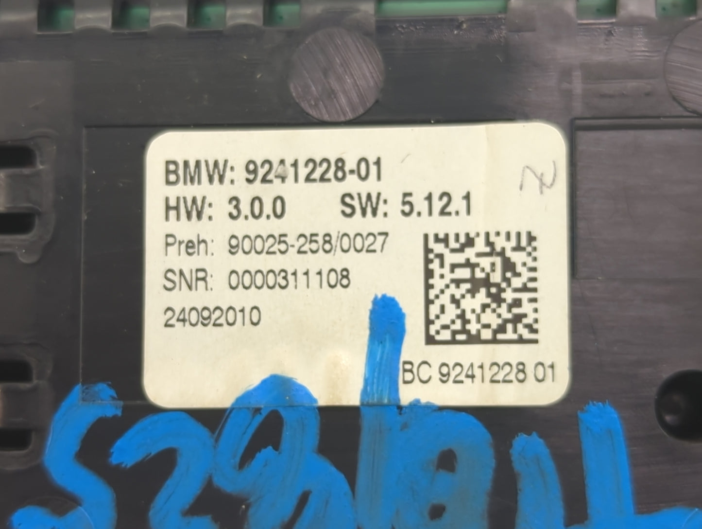 2009-2012 Bmw 750 Climate Control Module Temperature AC/Heater Replacement P/N:9241228-01 90025-258/0027 Fits OEM Used Auto 