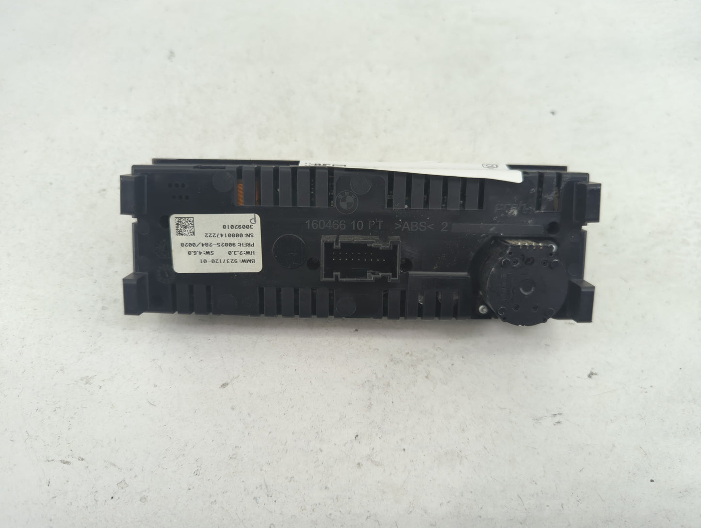 2009-2015 Bmw 750 Climate Control Module Temperature AC/Heater Replacement P/N:9237120-01 90025-284/0020 Fits OEM Used Auto 