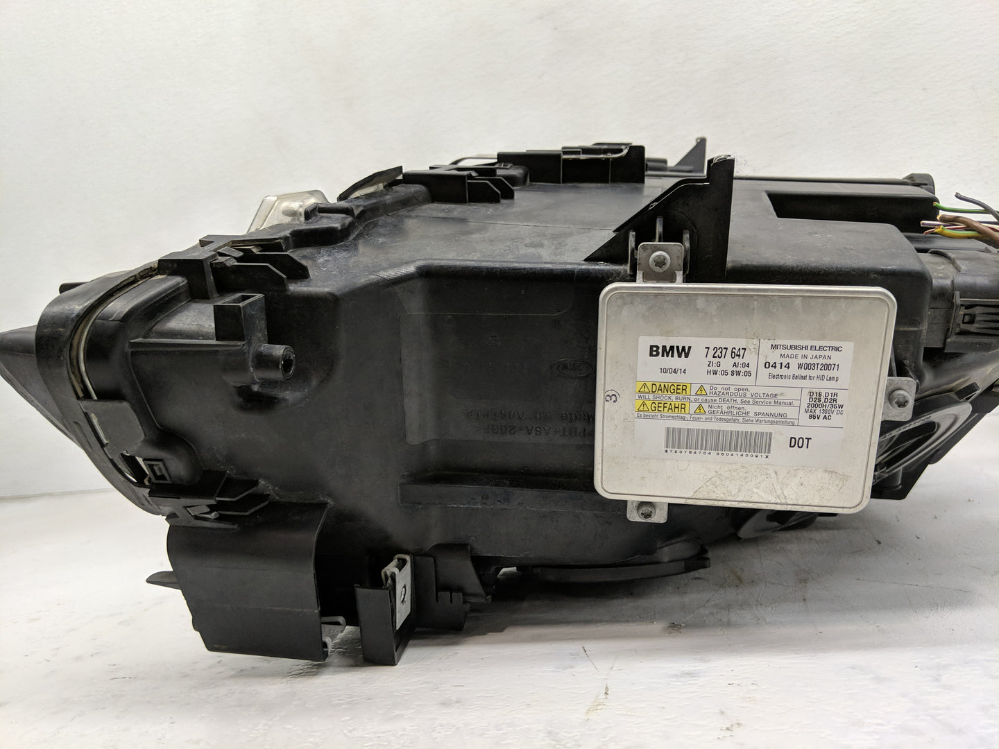 2009-2012 Bmw 750i Driver Left Oem Head Light Headlight Lamp - Oemusedautoparts1.com