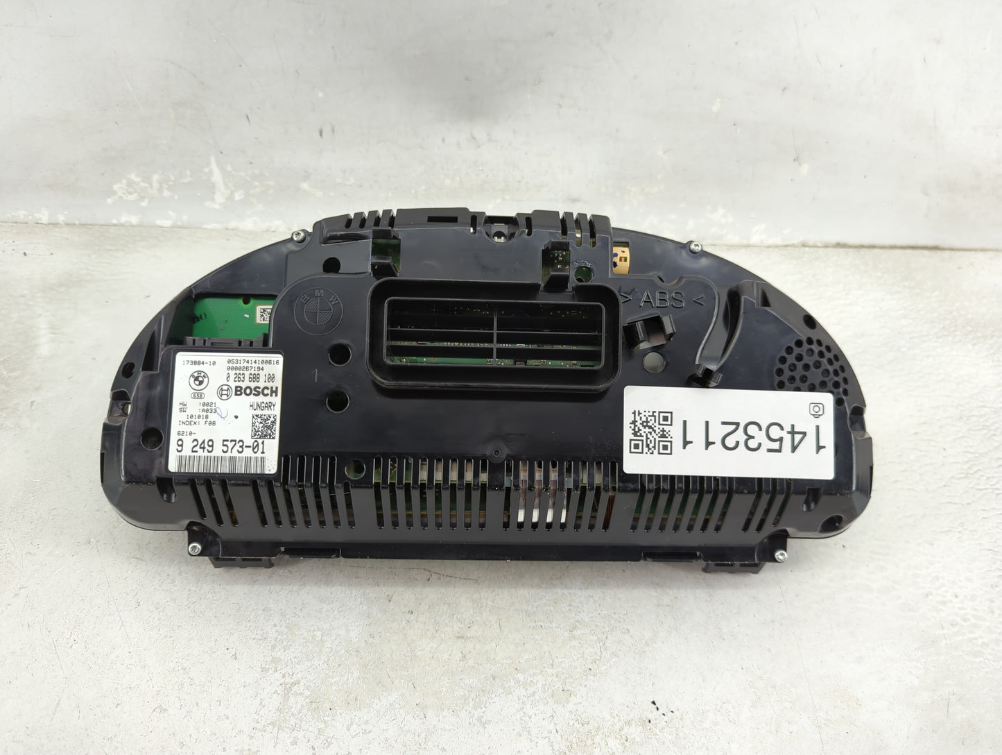 2011 Bmw 750i Instrument Cluster Speedometer Gauges P/N:0 263 688 100 9 249 573 -01 Miles: Fits Fits 2010 OEM Used Auto Part