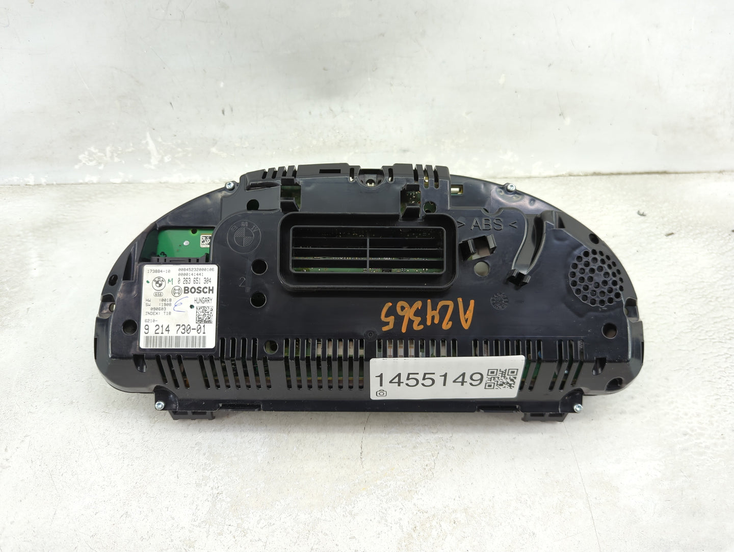 2009-2011 Bmw 750i Instrument Cluster Speedometer Gauges P/N:9 214 730 Miles: Fits Fits 2009 2010 2011 OEM Used Auto Parts -