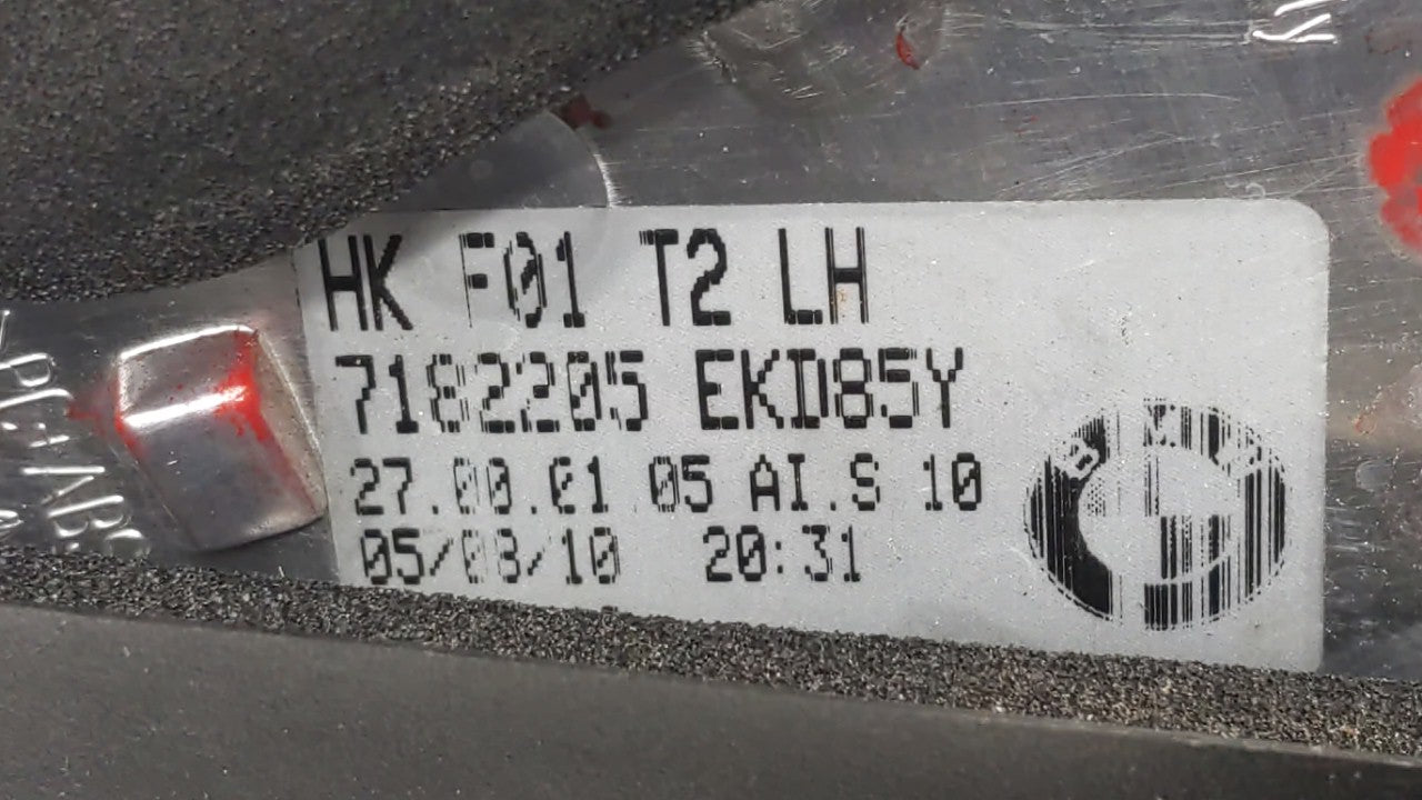 2009-2012 Bmw 750i Tail Light Assembly Driver Left OEM P/N:7182205 Fits Fits 2009 2010 2011 2012 OEM Used Auto Parts - Oemus