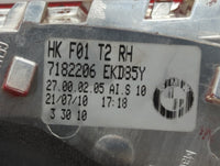 2009-2012 Bmw 750i Tail Light Assembly Passenger Right OEM P/N:7182206 Fits Fits 2009 2010 2011 2012 OEM Used Auto Parts - O