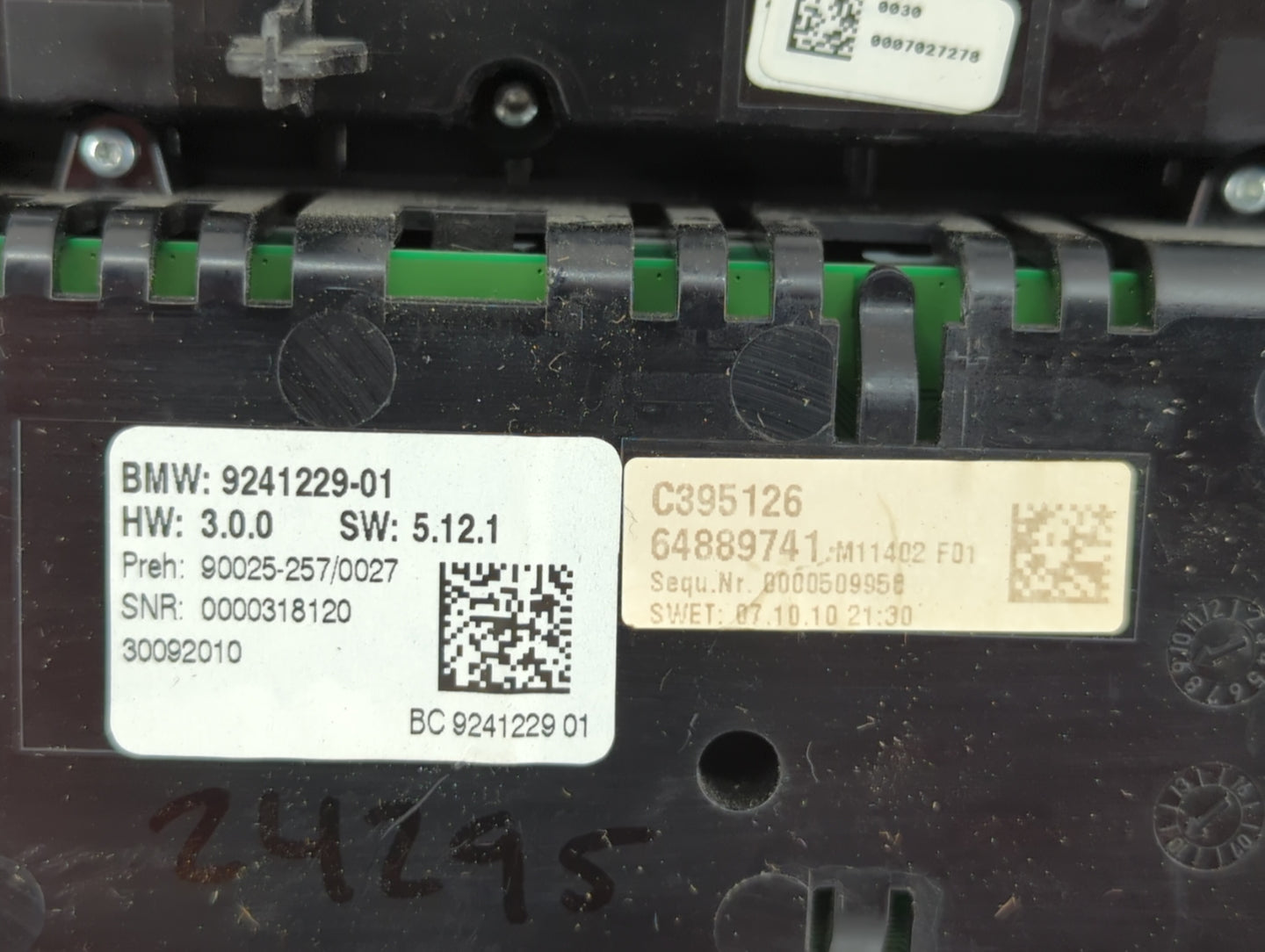 2011-2015 Bmw 750i Am Fm Cd Player Radio Receiver - Oemusedautoparts1.com