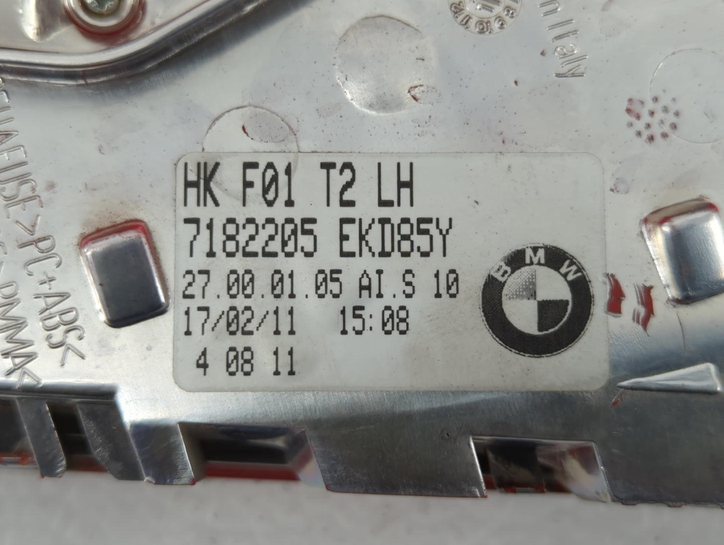 2009-2012 Bmw 750i Tail Light Assembly Driver Left OEM P/N:7182205 Fits Fits 2009 2010 2011 2012 OEM Used Auto Parts - Oemus