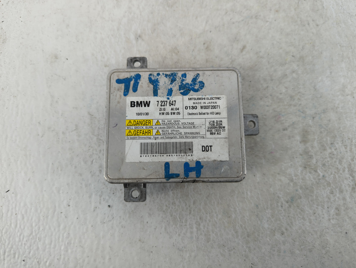2009-2012 Bmw 750i Headlight Ballast Head Light - Oemusedautoparts1.com